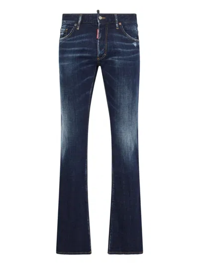Dsquared2 Dsquared Men Cool Guy Distressed Skinny Jeans In Blue