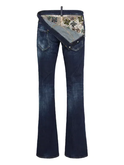 Dsquared2 Dsquared Men Cool Guy Distressed Skinny Jeans In Blue