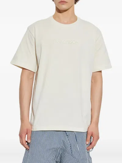 Jw Anderson T Shirts Neutral In White