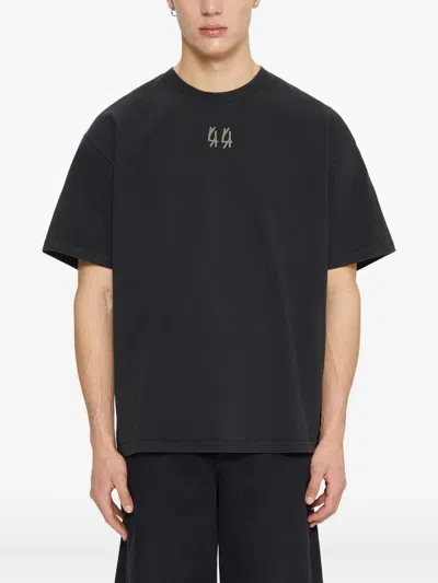 44 Label Group T-shirt 44 Black/smoke Grey In Black