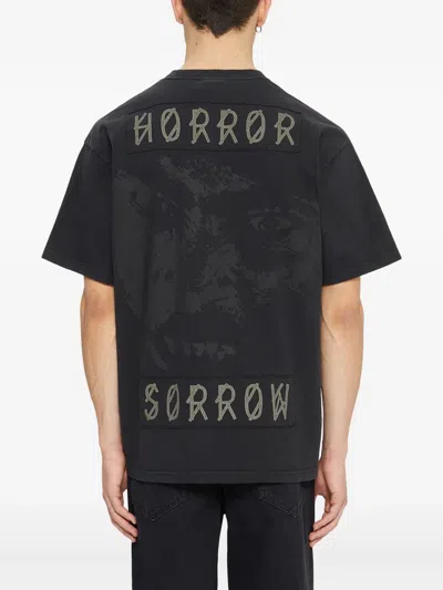 44 Label Group T-shirt 44 Black/smoke Grey In Black