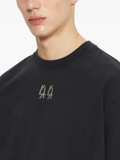 44 Label Group T-shirt 44 Black/smoke Grey In Black