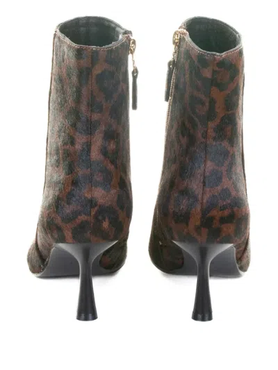 Bibi Lou Leopard-print Heeled Boots In Animal Print