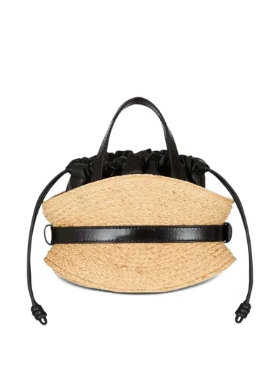 Balmain Shuffle Mini Bag In Brown