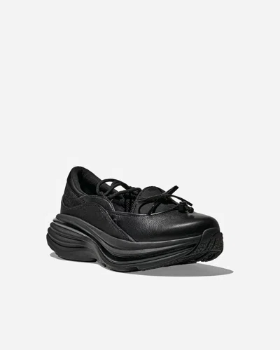 Hoka Bondi Mary Jane Black In Black