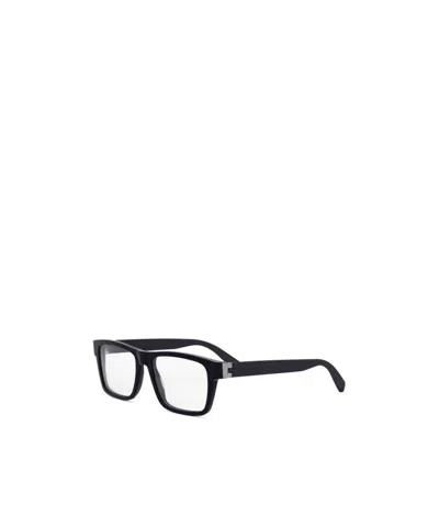 Bvlgari Bulgari Rectangular Frame Glasses In Black