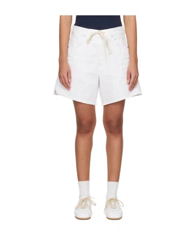 Citizen Of Humanity Citizens Of Humanity Brynn Drawstring Denim Shorts In White