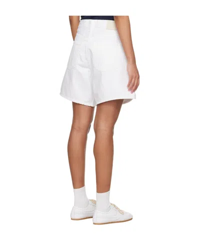 Citizen Of Humanity Citizens Of Humanity Brynn Drawstring Denim Shorts In White