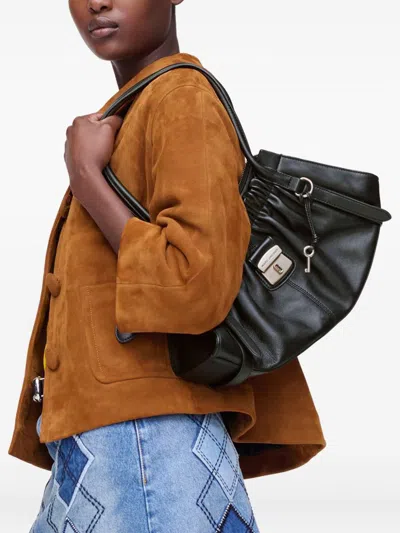 Marc Jacobs The Cristina Small Satchel Black Handbag In Black