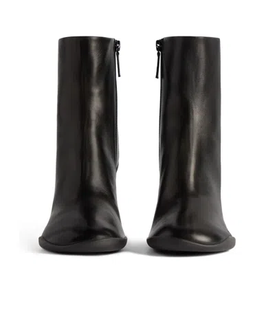 Balenciaga Stivaletti Shibuya 80 In Pelle Nera   Donna In Black