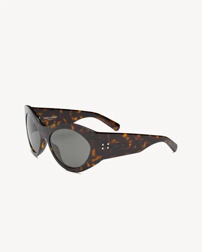 Saint Laurent Full-frame Sunglasses In Brown