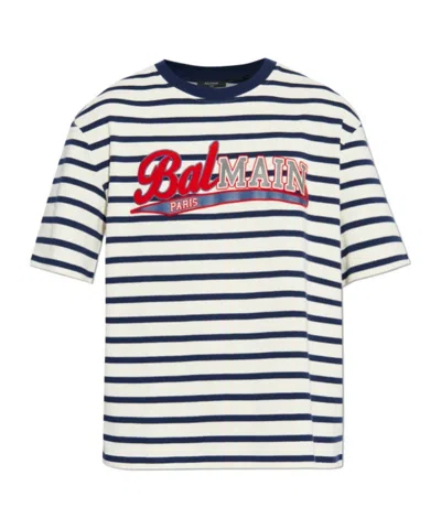 Balmain Short-sleeved T-shirt In White