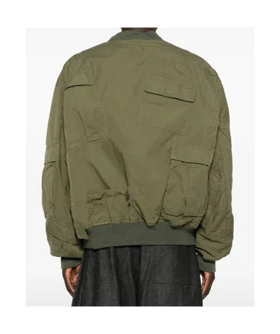 Junya Watanabe Multi-pocket Bomber Jacket In Green