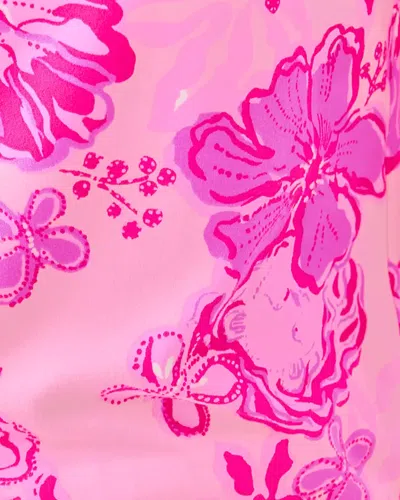 Lilly Pulitzer Pajama Knit Button-up Top In Multi