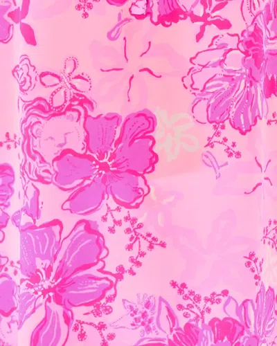 Lilly Pulitzer Elsa Silk Top In Pink