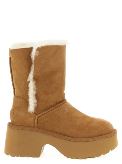 Ugg Classic Esmee Twinface Shearling Boots In Brown