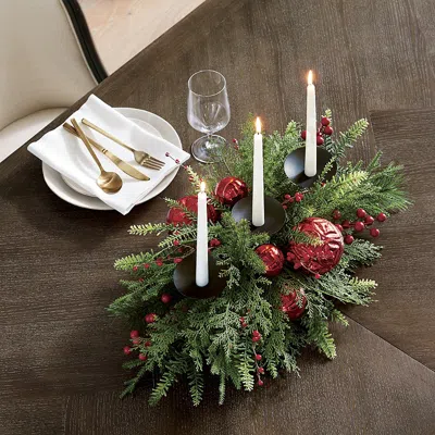 Frontgate Radiant Rouge Centerpiece In Green