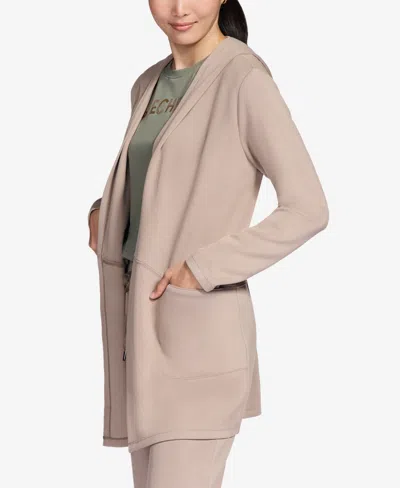 Skechers Skechluxe® Elevate Restful Hooded Cardigan In Neutral