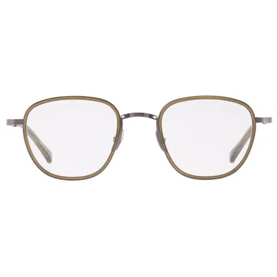 Mr Leight Mr. Leight Griffith Ii C Demo Square Unisex Eyeglasses Ml3025 Limu-pw 46 In Gray