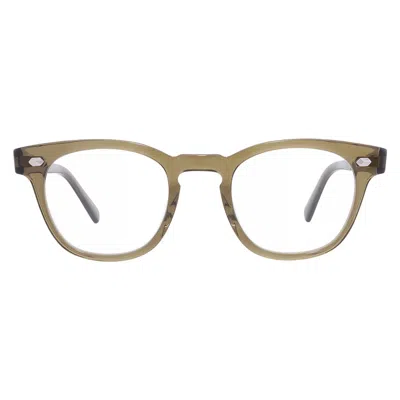 Mr Leight Mr. Leight Hanalei C Demo Square Unisex Eyeglasses Ml1008 Limu-plt 45 In Green