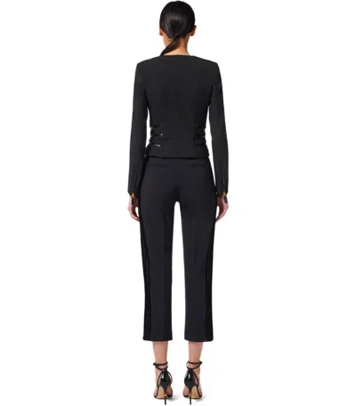 Elisabetta Franchi Elisbetta Franchi Black Zipped Jacket In Black