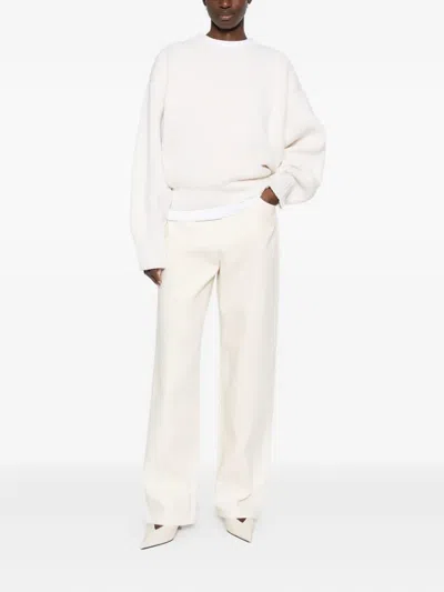 Rohe Compact Cotton Jeans In White