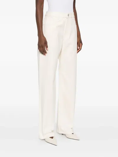 Rohe Compact Cotton Jeans In White
