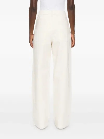 Rohe Compact Cotton Jeans In White