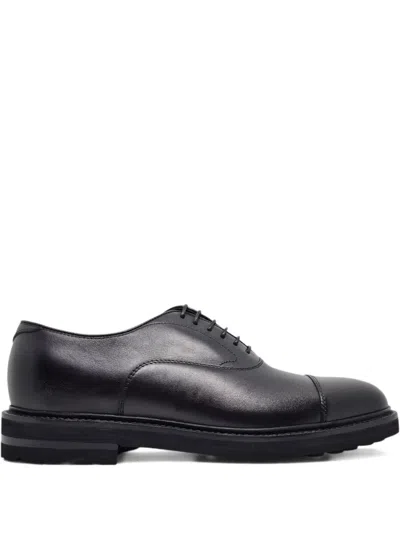 Henderson Baracco Oxford-schuhe Aus Leder In Black