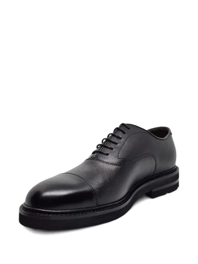 Henderson Baracco Oxford-schuhe Aus Leder In Black