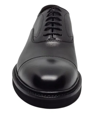 Henderson Baracco Oxford-schuhe Aus Leder In Black