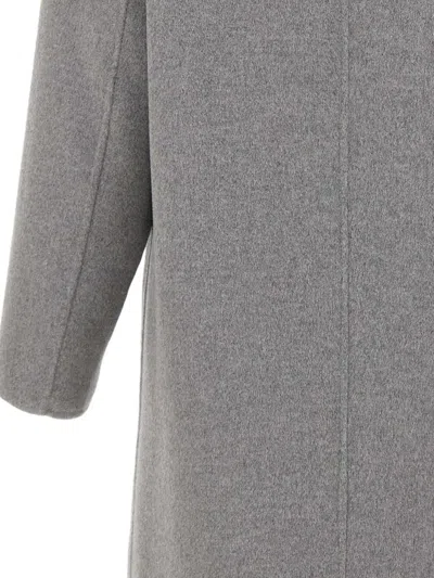 Kaos Oversized Double-breasted Coat In Gray