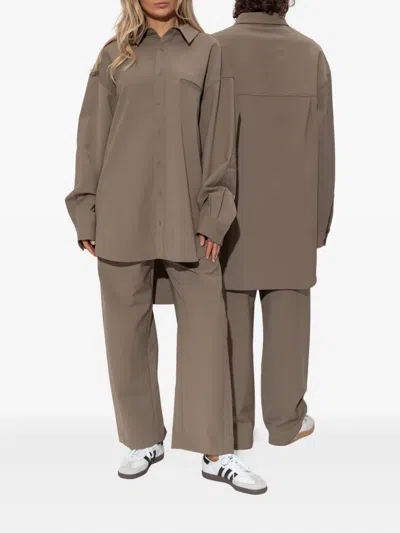 Entire Studios Belt-loops Trousers In Brown