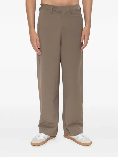 Entire Studios Belt-loops Trousers In Brown