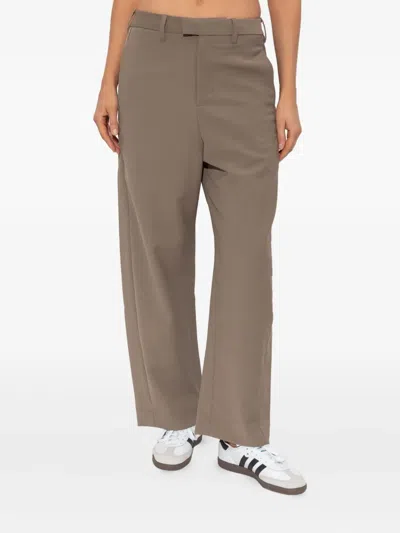 Entire Studios Belt-loops Trousers In Brown