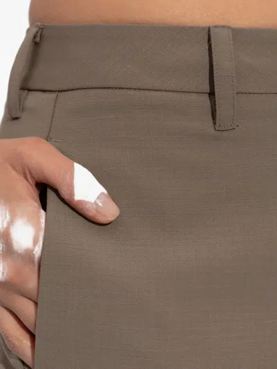 Entire Studios Belt-loops Trousers In Brown