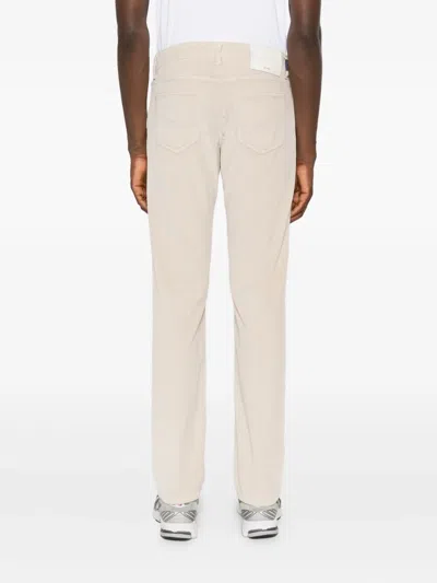 Jacob Cohen Tailored Corduroy Five-pocket Trousers In Multi