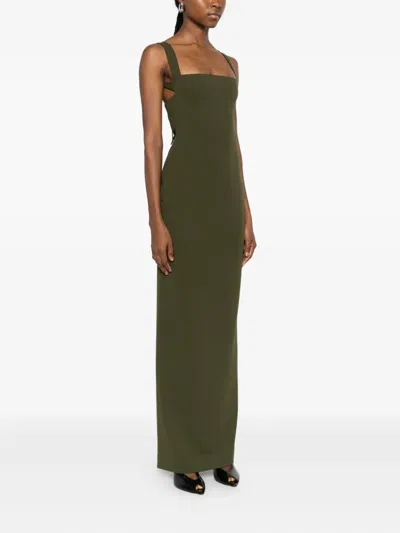 Solace London Joni Maxi Dress In Green