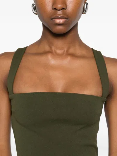 Solace London Joni Maxi Dress In Green