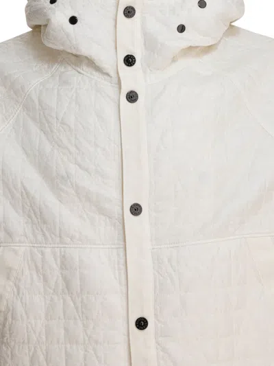 Stone Island Crinckle Reps Ny Quilted-tc Regular-fit. Giacca Imbottita In Reps Di Nylon Leggero Con Intero Resina In Neutral