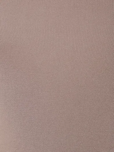 罗纹针织露肩上衣