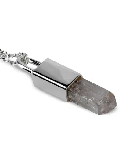 Parts Of Four Talisman Halskette Aus Edelmetallen In Gray