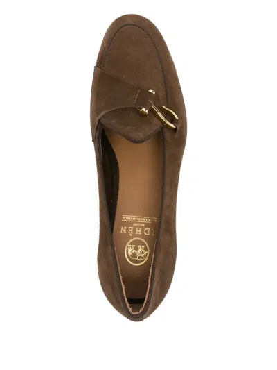 Edhen Milano Loafer Mit Metallschnalle In Brown