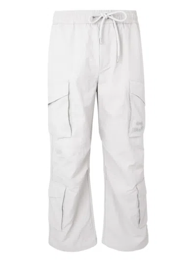 Only The Blind Utility Cargo Glacier Trousers In White
