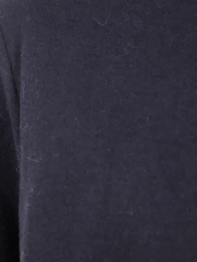 Apuntob Round Neck Line Botton Long Sleeves Reversible Regular Fit In Black