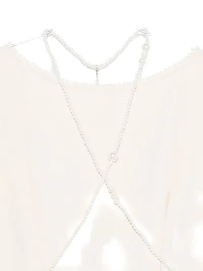 蝴蝶结细节迷你连衣裙