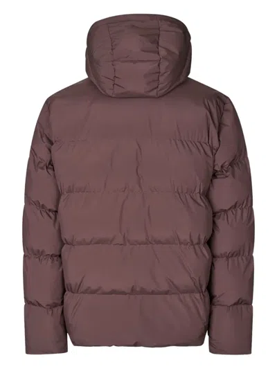 Samsoe & Samsoe Hooded Puffer Jacket In Multi