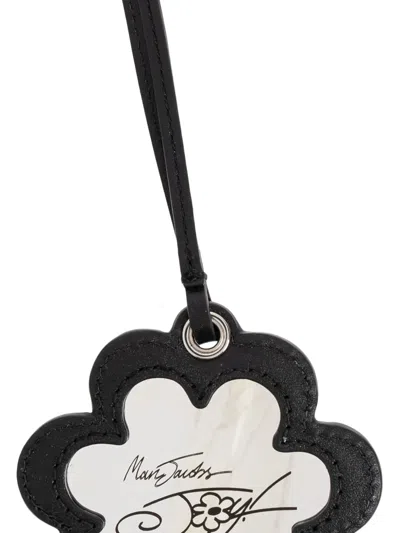 Marc Jacobs X Hattie Stewart Daisy Mirror-detail Bag Charm In Black