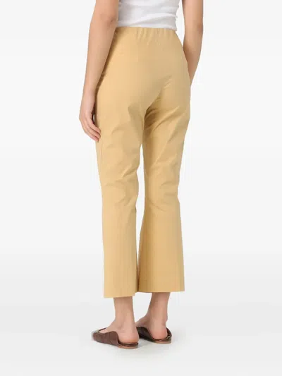 Liviana Conti Elasticated-waist Pants In Brown