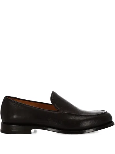 Ortigni Leather Loafers In Black
